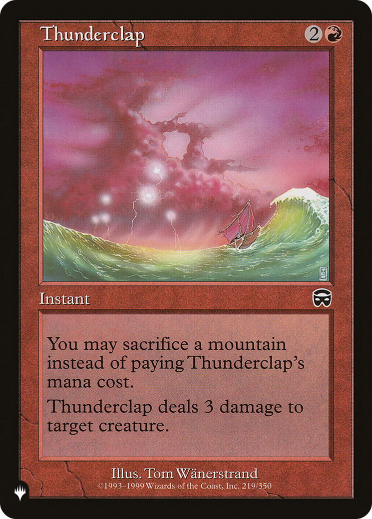 Thunderclap [The List] | Shuffle n Cut Hobbies & Games