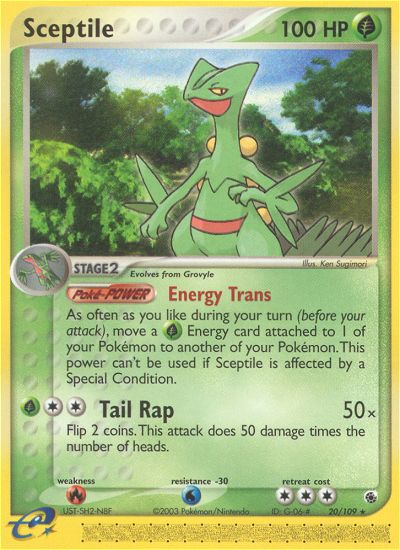 Sceptile (20/109) [EX: Ruby & Sapphire] | Shuffle n Cut Hobbies & Games