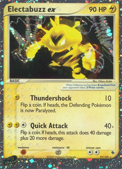 Electabuzz ex (97/109) [EX: Ruby & Sapphire] | Shuffle n Cut Hobbies & Games