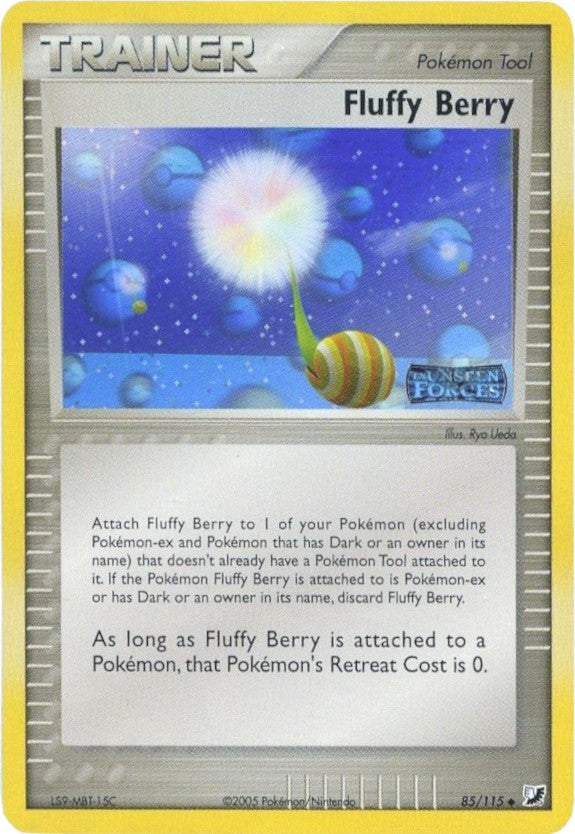 Fluffy Berry (85/115) (Stamped) [EX: Unseen Forces] | Shuffle n Cut Hobbies & Games