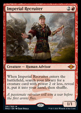 Imperial Recruiter (Foil Etched) [Modern Horizons 2] | Shuffle n Cut Hobbies & Games