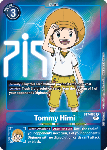 Tommy Himi [BT7-086] (Alternative Art - Box Topper) [Next Adventure] | Shuffle n Cut Hobbies & Games