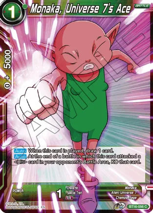 Monaka, Universe 7's Ace (BT16-056) [Realm of the Gods] | Shuffle n Cut Hobbies & Games