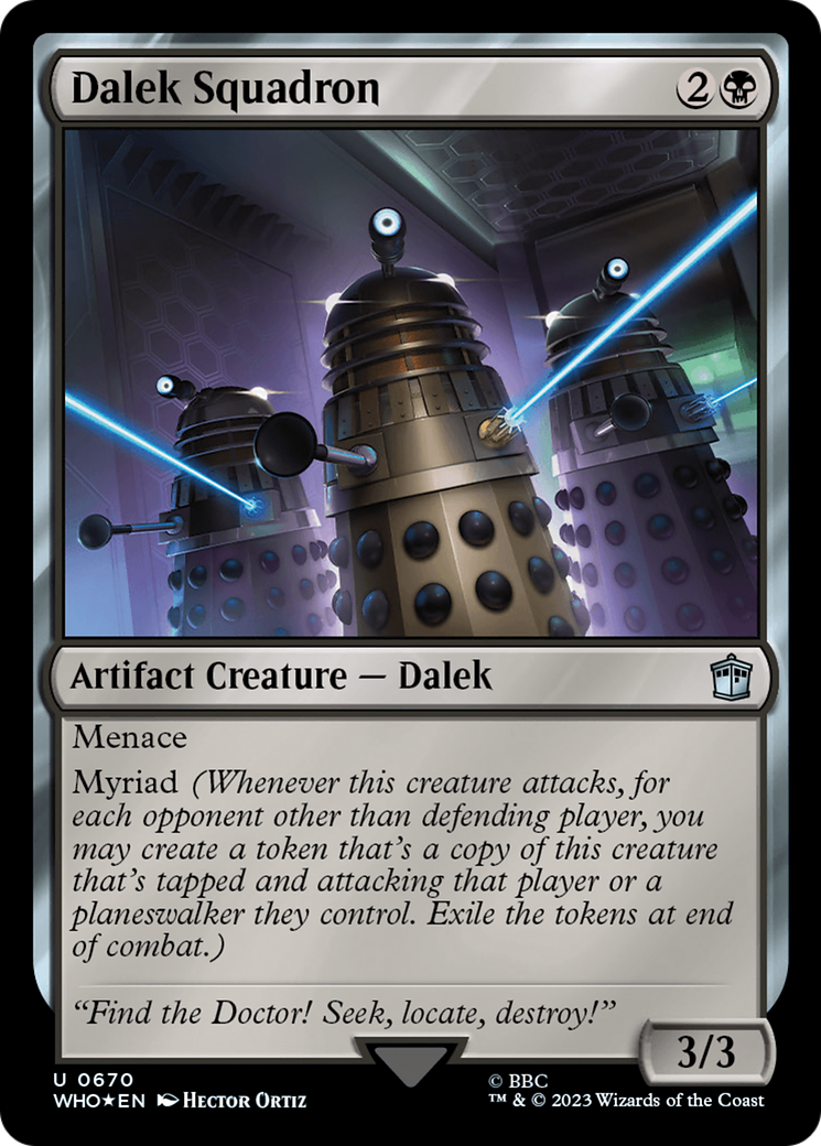 Dalek Squadron (Surge Foil) [Doctor Who] | Shuffle n Cut Hobbies & Games