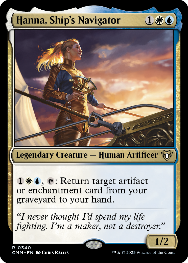 Hanna, Ship's Navigator [Commander Masters] | Shuffle n Cut Hobbies & Games