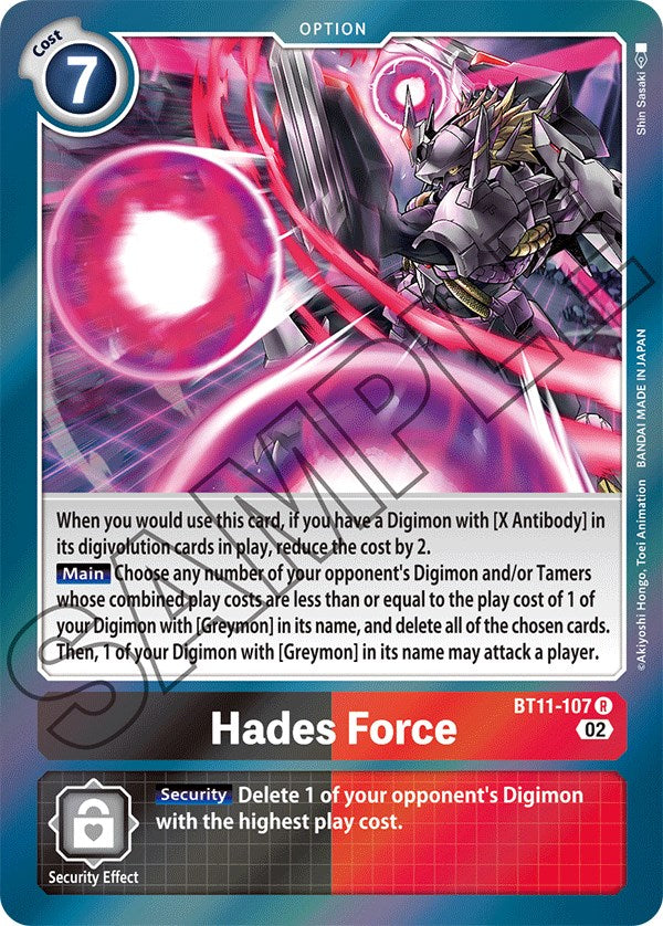 Hades Force [BT11-107] [Dimensional Phase] | Shuffle n Cut Hobbies & Games