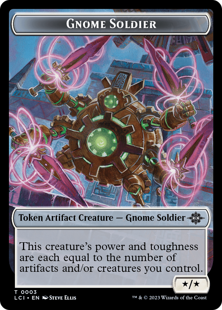 Gnome Soldier Token [The Lost Caverns of Ixalan Tokens] | Shuffle n Cut Hobbies & Games