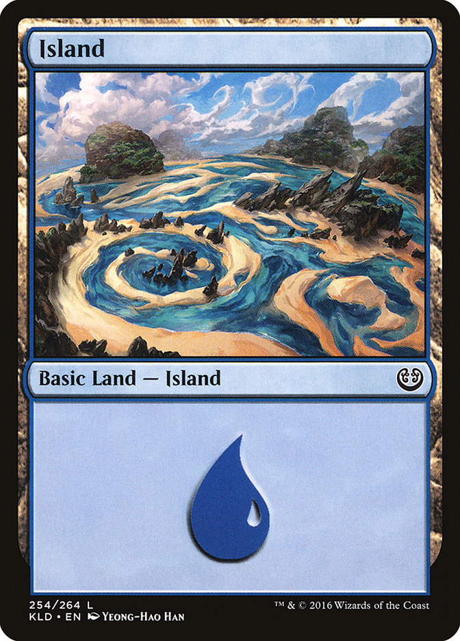 Island (254) [Kaladesh] | Shuffle n Cut Hobbies & Games