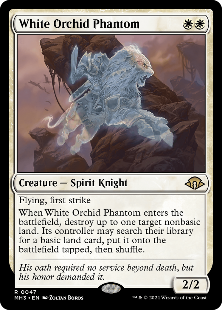 White Orchid Phantom [Modern Horizons 3] | Shuffle n Cut Hobbies & Games