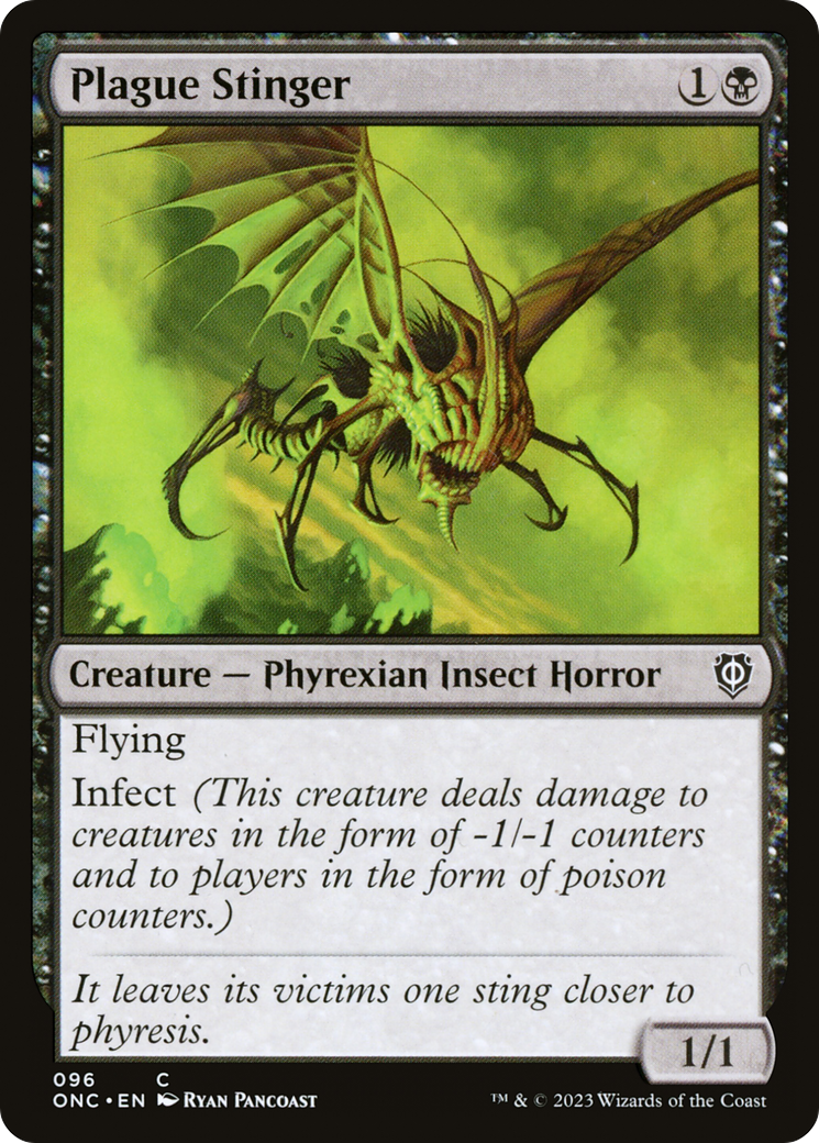 Plague Stinger [Phyrexia: All Will Be One Commander] | Shuffle n Cut Hobbies & Games