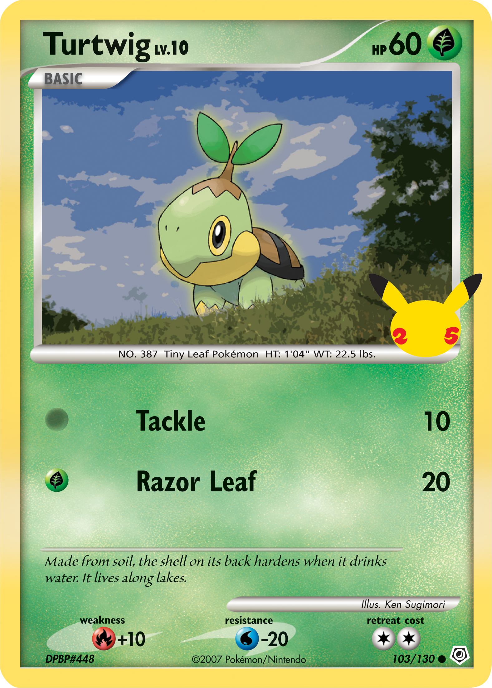 Turtwig (103/130) (Jumbo Card) [First Partner Pack] | Shuffle n Cut Hobbies & Games