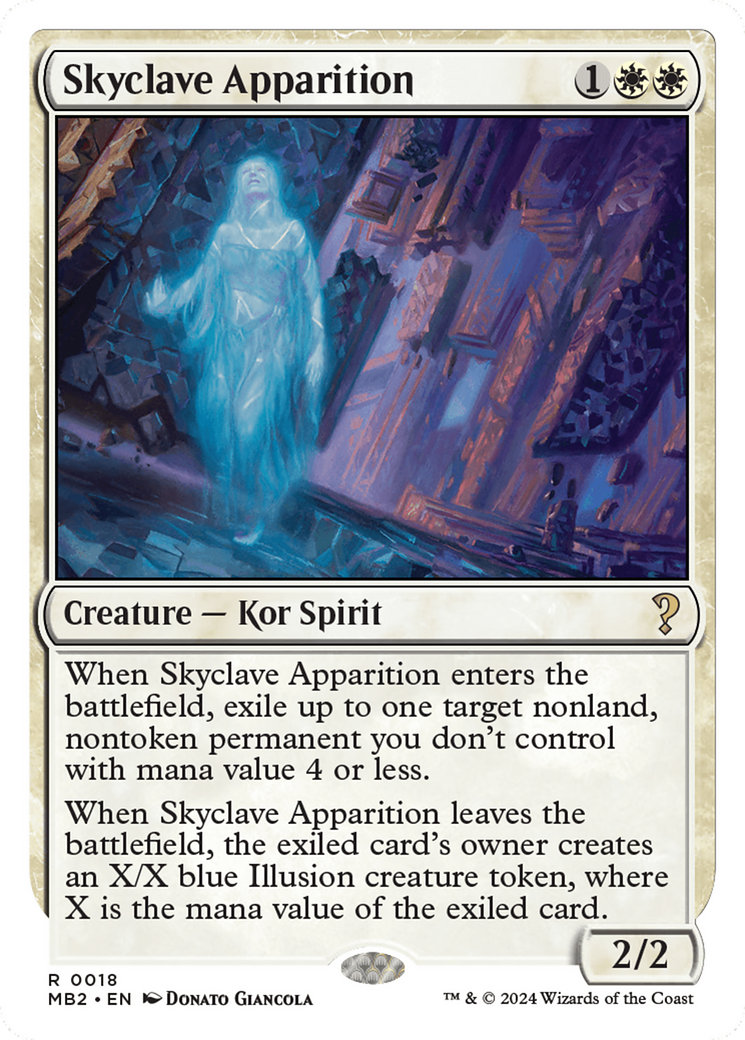 Skyclave Apparition (White Border) [Mystery Booster 2] | Shuffle n Cut Hobbies & Games