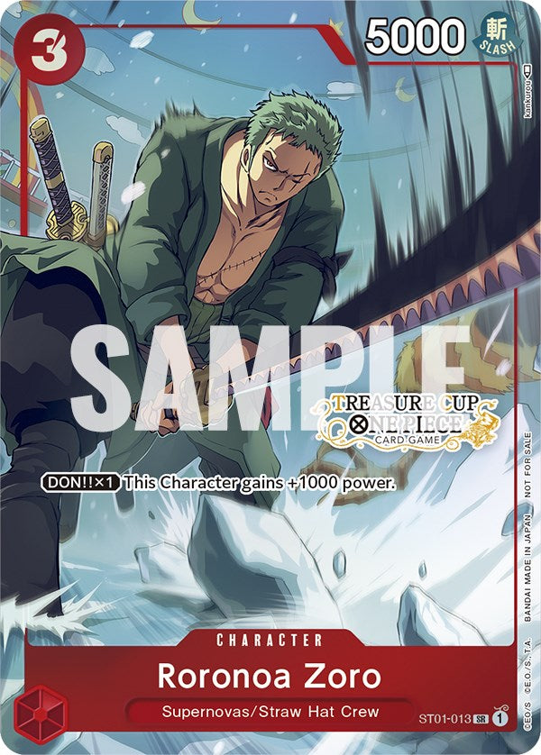 Roronoa Zoro (Treasure Cup) [One Piece Promotion Cards] | Shuffle n Cut Hobbies & Games