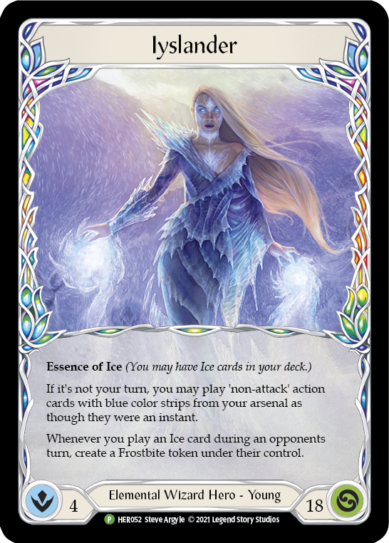 Iyslander [HER052] (Promo)  Cold Foil | Shuffle n Cut Hobbies & Games