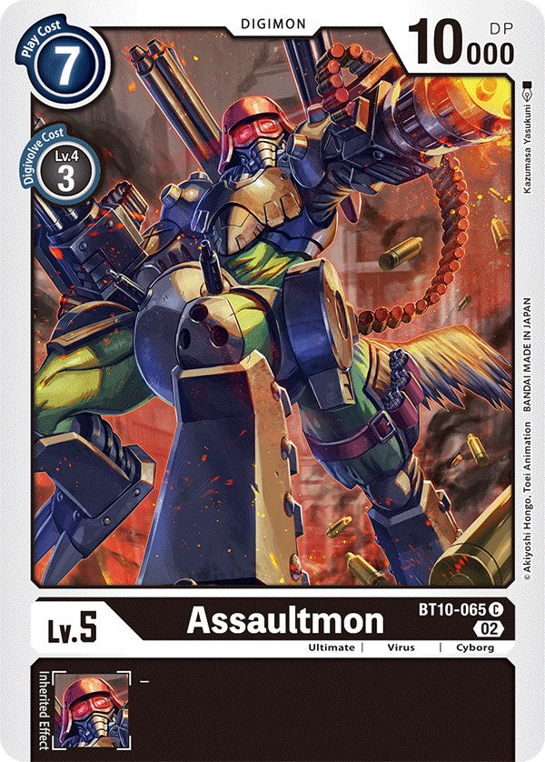 Assaultmon [BT10-065] [Xros Encounter] | Shuffle n Cut Hobbies & Games