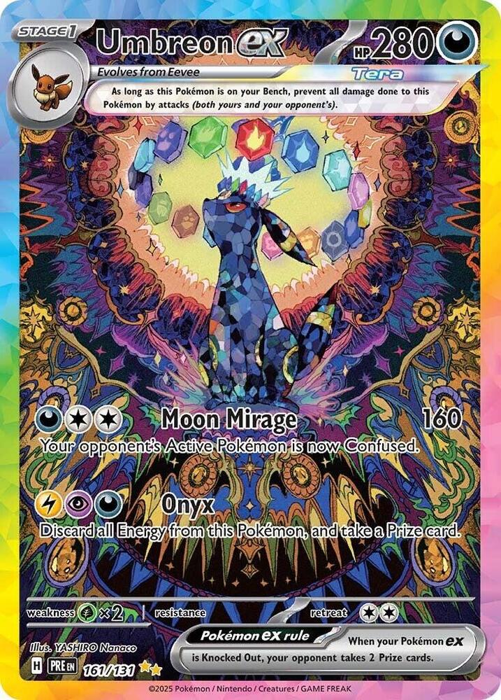 Umbreon ex (161/131) [Scarlet & Violet: Prismatic Evolutions] | Shuffle n Cut Hobbies & Games