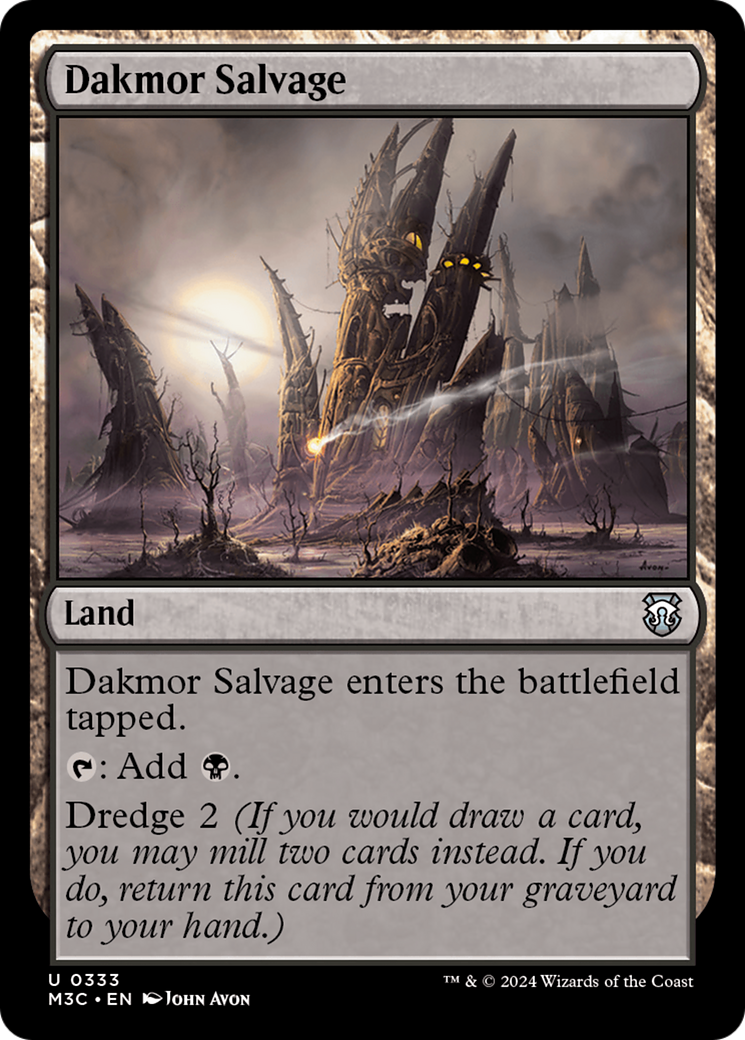 Dakmor Salvage (Ripple Foil) [Modern Horizons 3 Commander] | Shuffle n Cut Hobbies & Games