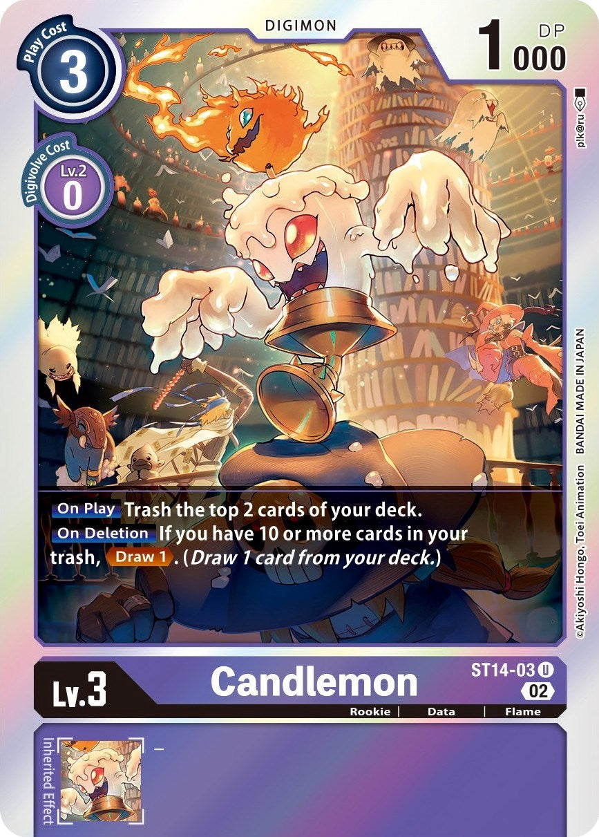 Candlemon [ST14-03] [Starter Deck: Beelzemon Advanced Deck Set] | Shuffle n Cut Hobbies & Games