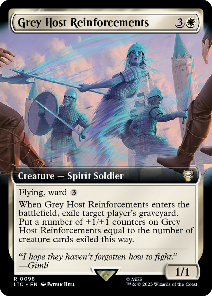 Grey Host Reinforcements (Extended Art) [The Lord of the Rings: Tales of Middle-Earth Commander] | Shuffle n Cut Hobbies & Games