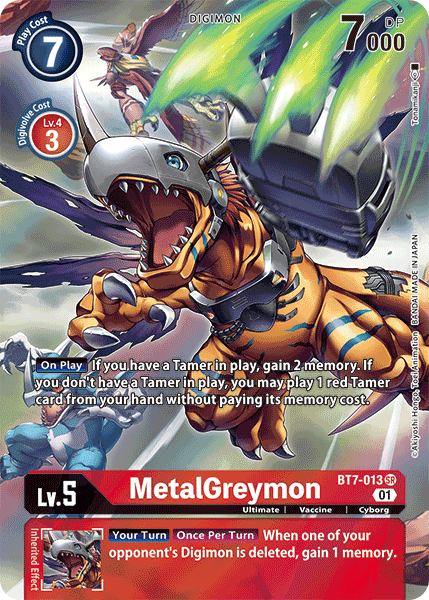 MetalGreymon [BT7-013] (Alternate Art) [Next Adventure] | Shuffle n Cut Hobbies & Games