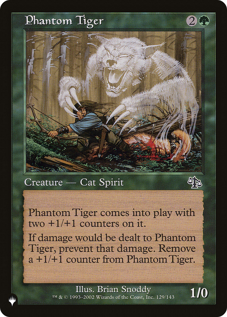 Phantom Tiger [The List] | Shuffle n Cut Hobbies & Games