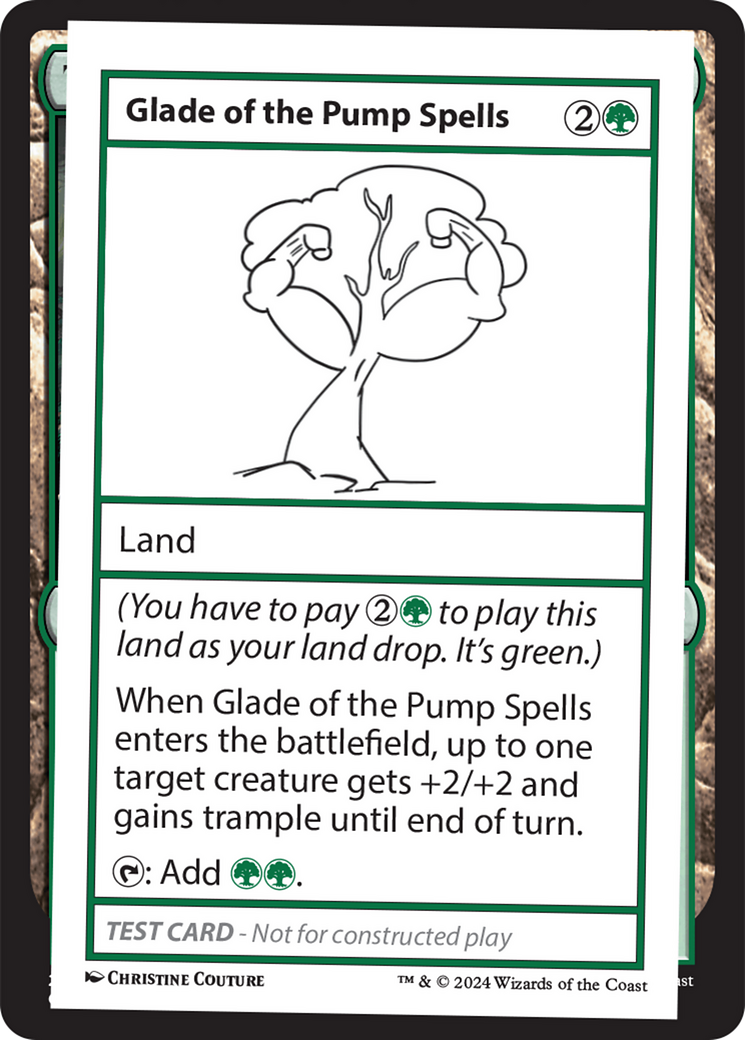 Glade of the Pump Spells [Mystery Booster 2 Playtest Cards] | Shuffle n Cut Hobbies & Games