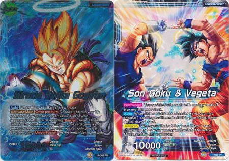 Son Goku & Vegeta // Miracle Strike Gogeta (Movie Promo) (P-069) [Promotion Cards] | Shuffle n Cut Hobbies & Games