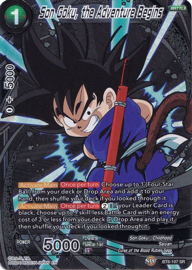 Son Goku, the Adventure Begins (Collector's Selection Vol. 1) (BT6-107) [Promotion Cards] | Shuffle n Cut Hobbies & Games