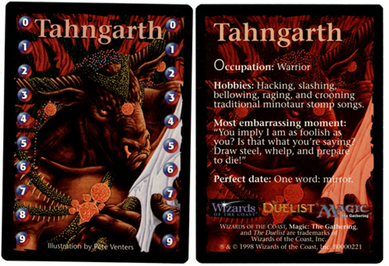 Tahngarth Life Counter Token [Media Promos] | Shuffle n Cut Hobbies & Games