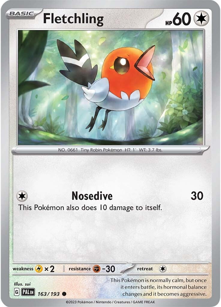 Fletchling (163/193) [Scarlet & Violet: Paldea Evolved] | Shuffle n Cut Hobbies & Games