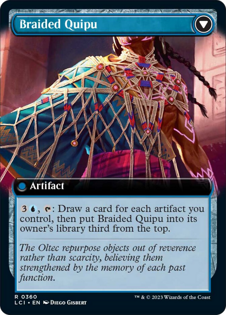 Braided Net // Braided Quipu (Extended Art) [The Lost Caverns of Ixalan] | Shuffle n Cut Hobbies & Games