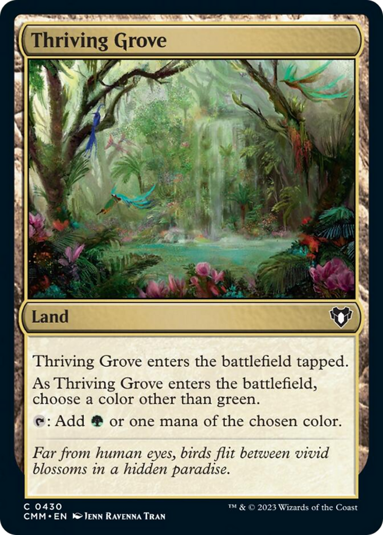 Thriving Grove [Commander Masters] | Shuffle n Cut Hobbies & Games