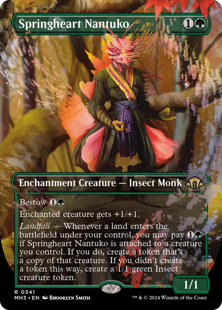 Springheart Nantuko (Borderless) [Modern Horizons 3] | Shuffle n Cut Hobbies & Games