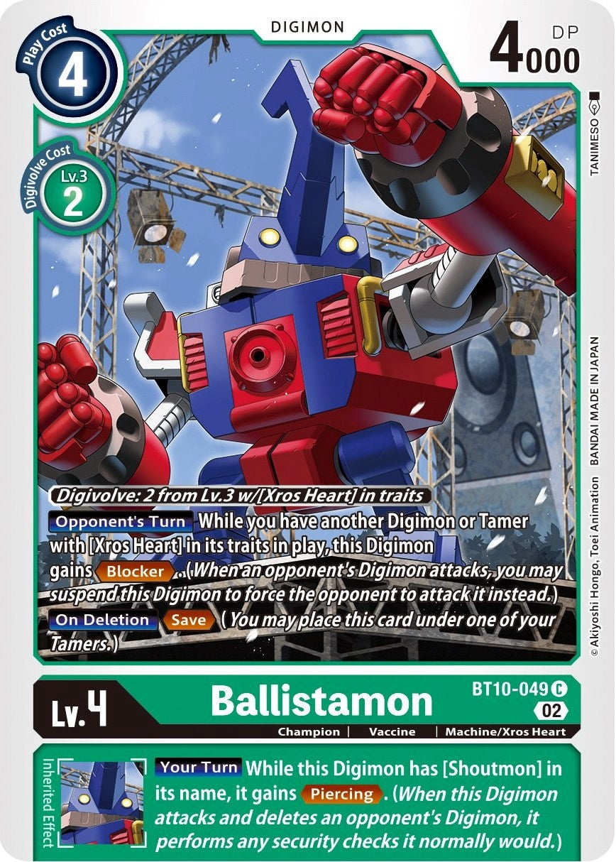 Ballistamon [BT10-049] [Xros Encounter] | Shuffle n Cut Hobbies & Games