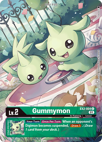 Gummymon [EX2-004] (Alternate Art) [Digital Hazard] | Shuffle n Cut Hobbies & Games