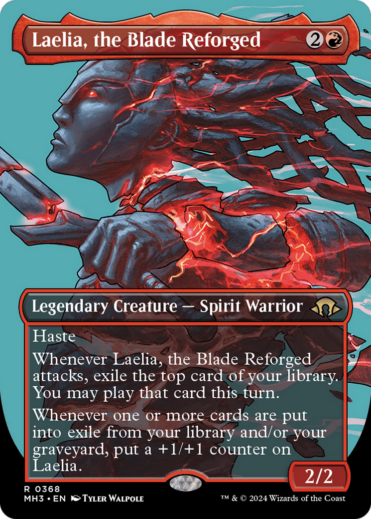 Laelia, the Blade Reforged (Borderless) [Modern Horizons 3] | Shuffle n Cut Hobbies & Games