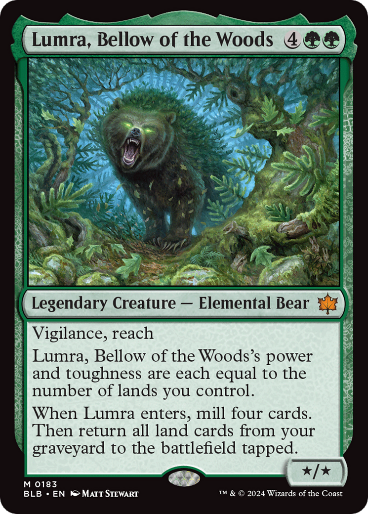 Lumra, Bellow of the Woods [Bloomburrow] | Shuffle n Cut Hobbies & Games