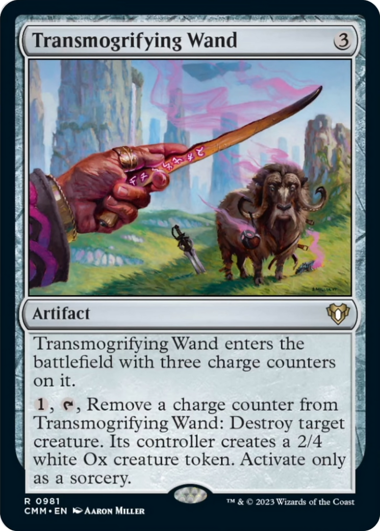 Transmogrifying Wand [Commander Masters] | Shuffle n Cut Hobbies & Games