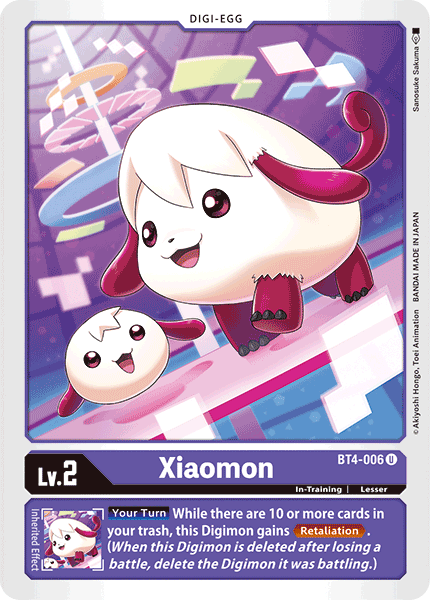 Xiaomon [BT4-006] [Great Legend] | Shuffle n Cut Hobbies & Games