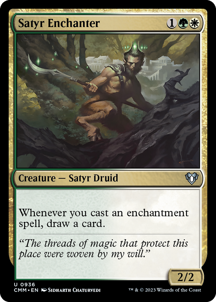 Satyr Enchanter [Commander Masters] | Shuffle n Cut Hobbies & Games