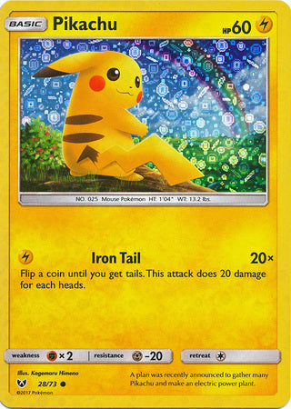 Pikachu (28/73) (General Mills Promo) [Miscellaneous Cards] | Shuffle n Cut Hobbies & Games