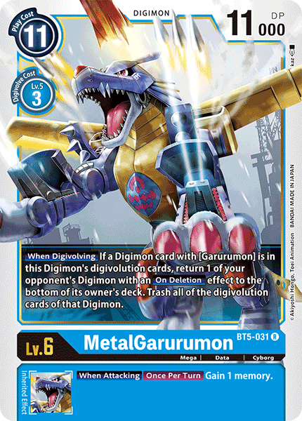 MetalGarurumon [BT5-031] [Battle of Omni] | Shuffle n Cut Hobbies & Games