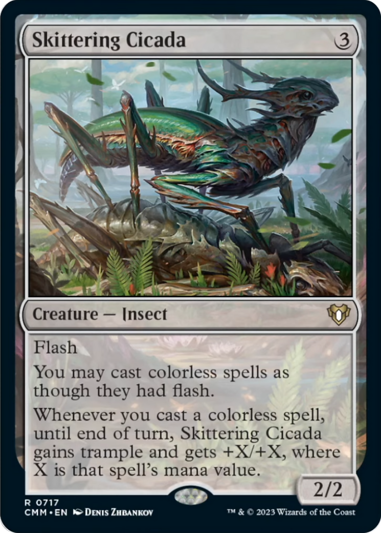 Skittering Cicada [Commander Masters] | Shuffle n Cut Hobbies & Games