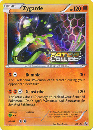 Zygarde (XY129) (Staff) [XY: Black Star Promos] | Shuffle n Cut Hobbies & Games