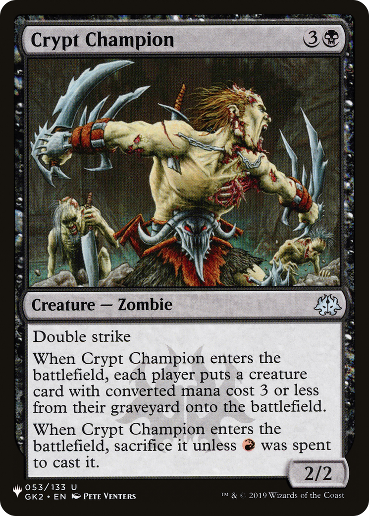 Crypt Champion [The List] | Shuffle n Cut Hobbies & Games