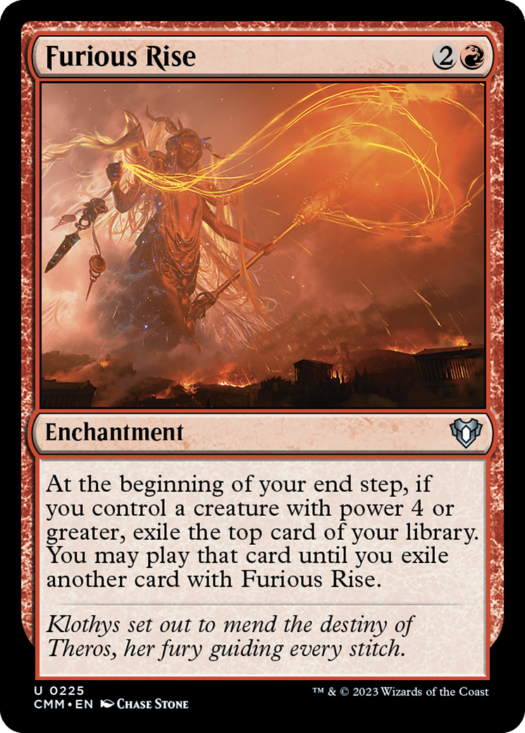 Furious Rise [Commander Masters] | Shuffle n Cut Hobbies & Games