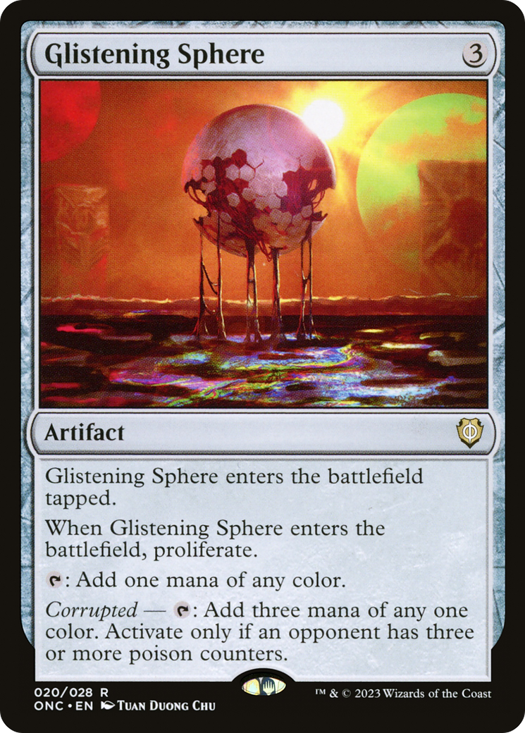 Glistening Sphere [Phyrexia: All Will Be One Commander] | Shuffle n Cut Hobbies & Games