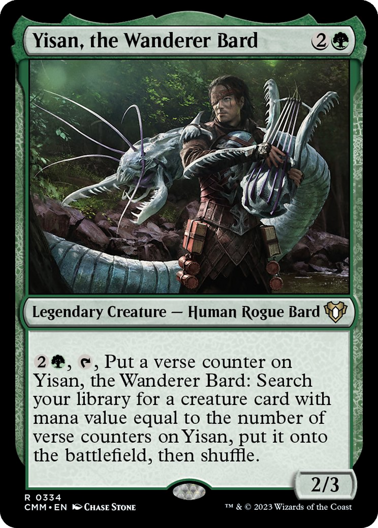 Yisan, the Wanderer Bard [Commander Masters] | Shuffle n Cut Hobbies & Games