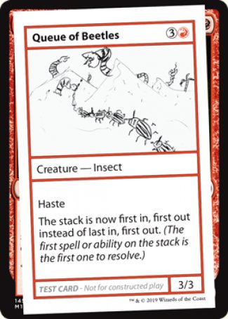 Queue of Beetles (2021 Edition) [Mystery Booster Playtest Cards] | Shuffle n Cut Hobbies & Games