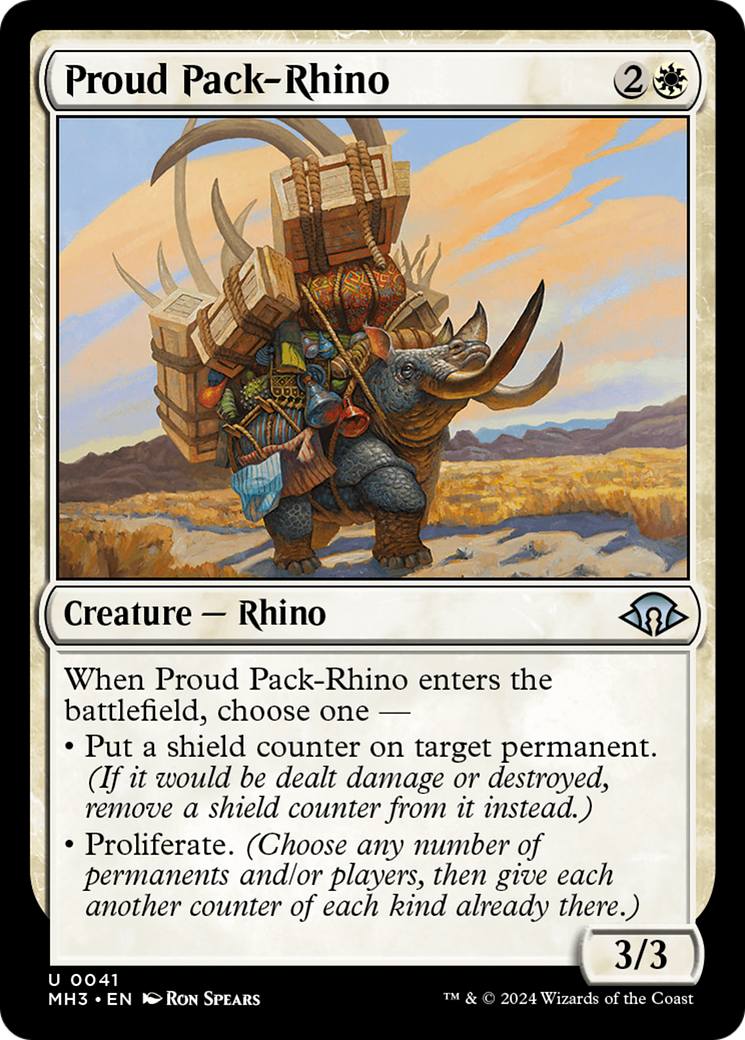 Proud Pack-Rhino [Modern Horizons 3] | Shuffle n Cut Hobbies & Games